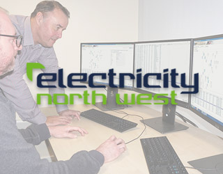 Electricity North West employees working with WeConfig.